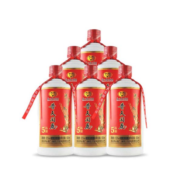 茅台普天同庆酒5陈酿500ml*6