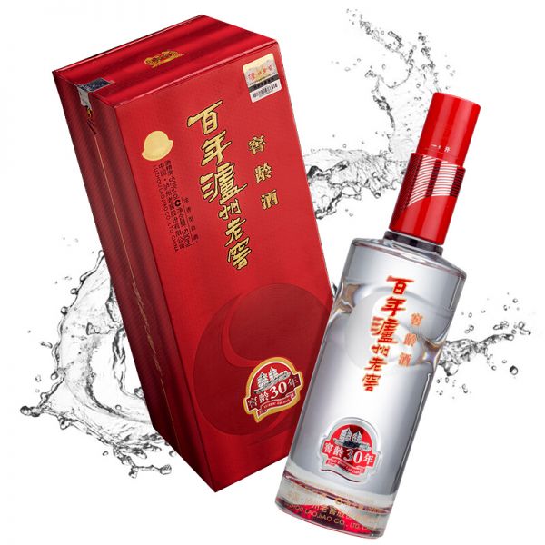 泸州老窖 窖龄30年 52度 浓香型白酒 500ml×6瓶 整箱装(新老包装交替
