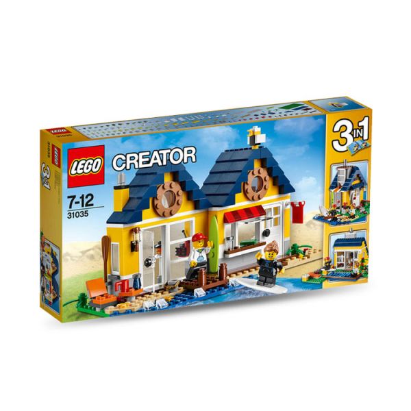 lego 樂高 creator創意百變系列 海灘小屋 積木拼插兒童益智玩具