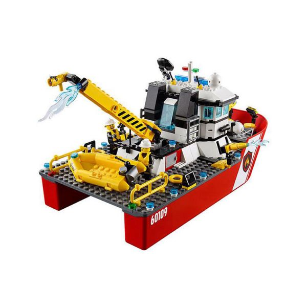 lego 乐高 城市系列 消防船 积木拼插儿童益智玩具 60109